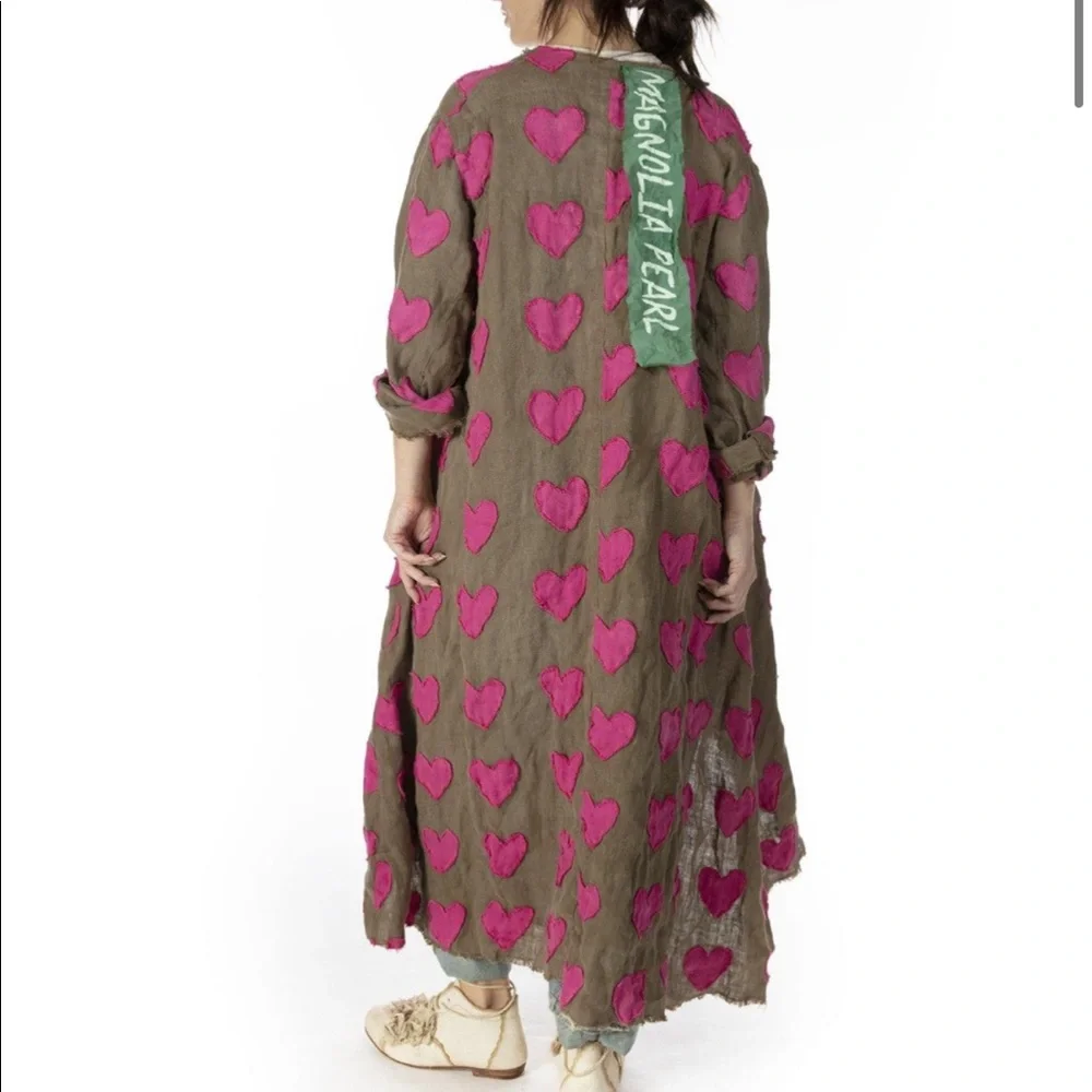 Magnolia Pearl Heart Appliqué Emery Coat, NWT - Picture 2 of 3